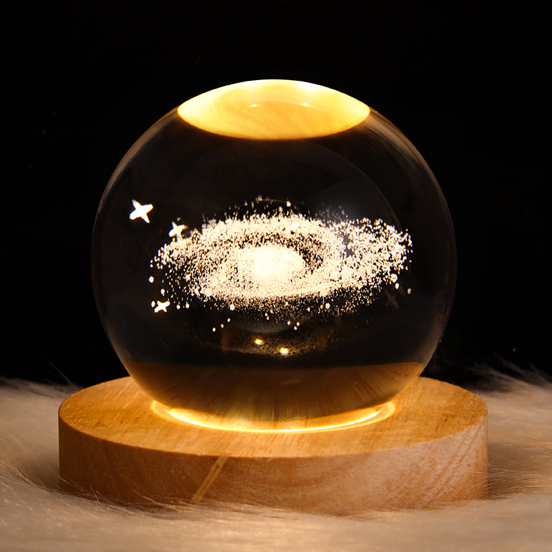 LED 3D Galaxy Crystal Light Ball
